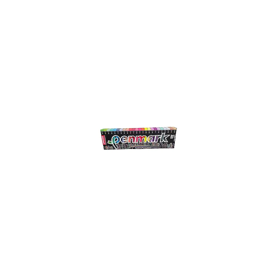 Penmark 6 Neon + 6 Pastel + 6 Tropik + 6 Simli 24'lü Fosforlu Kalem Seti