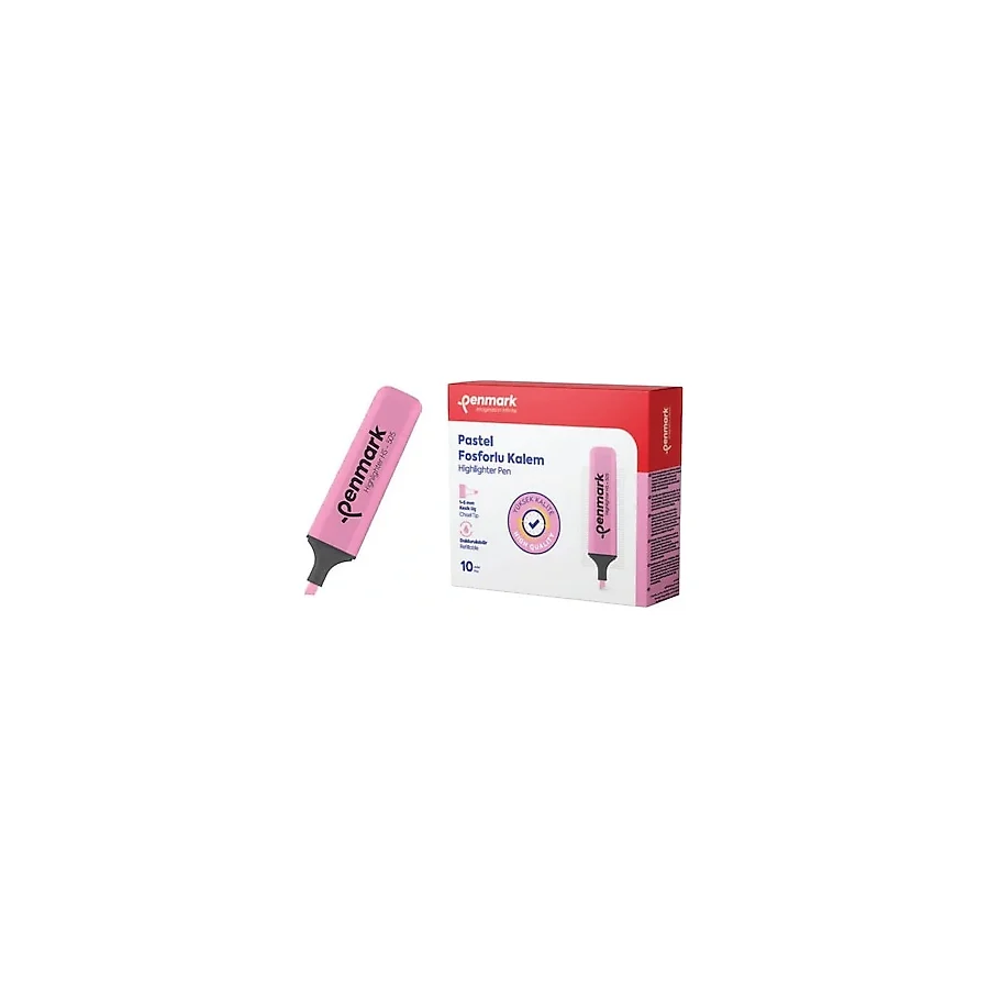 Penmark Pastel 10'lu Fosforlu Kalem