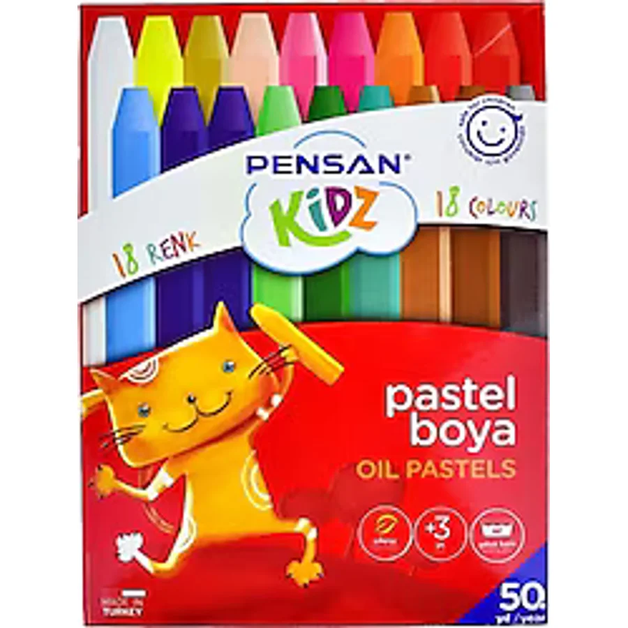 Pensan Kidz 18'li Yağlı Pastel Boya