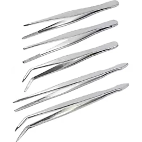 Penset 5'li Takım Set 13 - 16 cm Nikel Kaplama