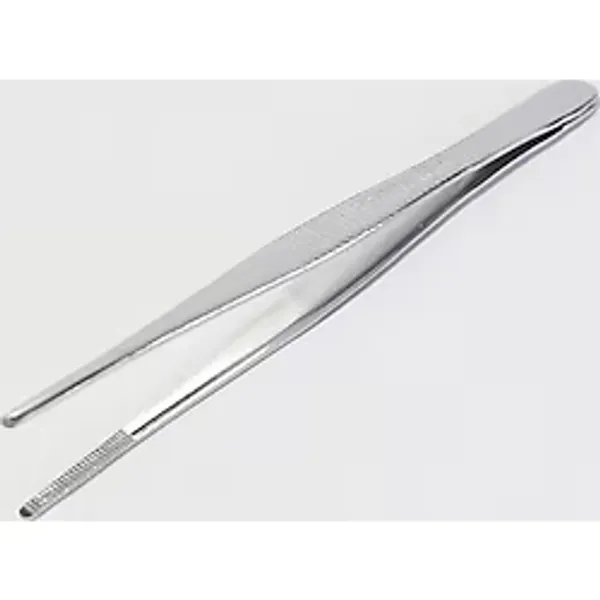 Penset Düz Küt Uçlu 13 cm Paslanmaz Çelik