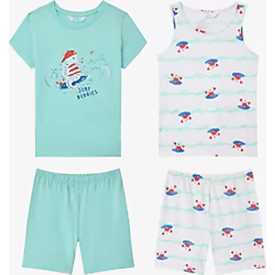 Penti Erkek Çocuk Surf Buddies Pamuklu 2li Pijama Takımı - Renkli - 5 - 6 Yaş