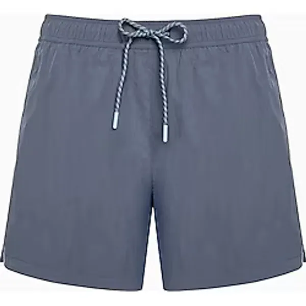 Penti Gri Stripe Detail Çizgili Erkek Şort Mayo