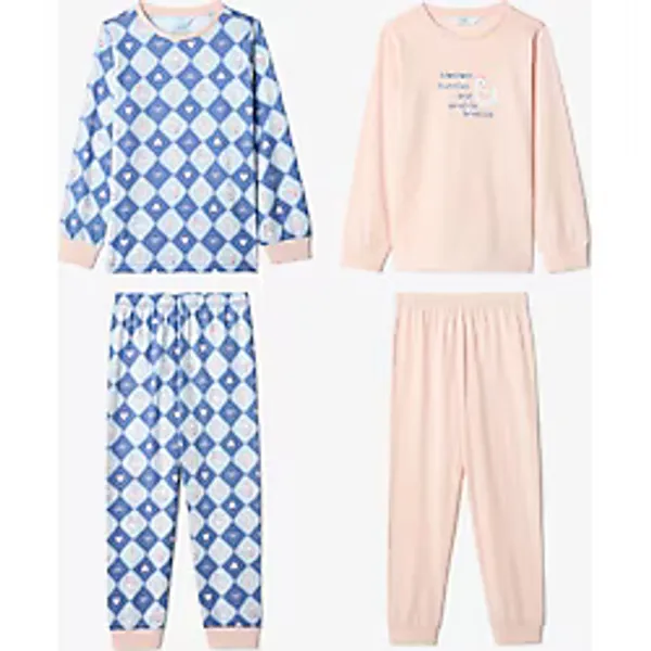 Penti Kız Çocuk Handkerchief 2'li Uzun Kollu Pamuklu Pijama Takımı