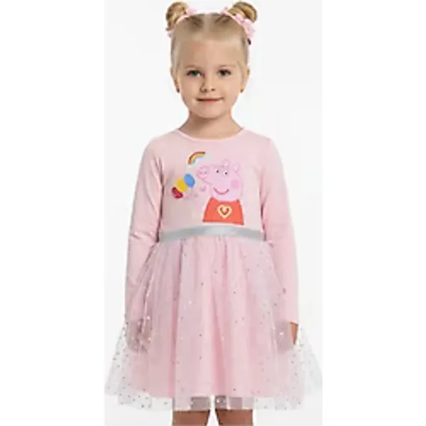Peppa Pig Tüllü Kız Çocuk Elbise