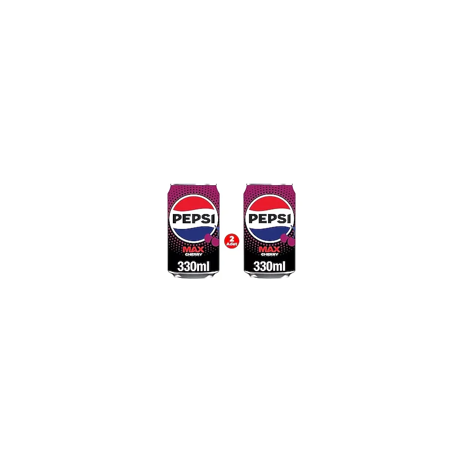Pepsi Max Cherry No Sugar - Kiraz ve Kola Aromalı Şekersiz Gazlı İçecek (2 ADET)