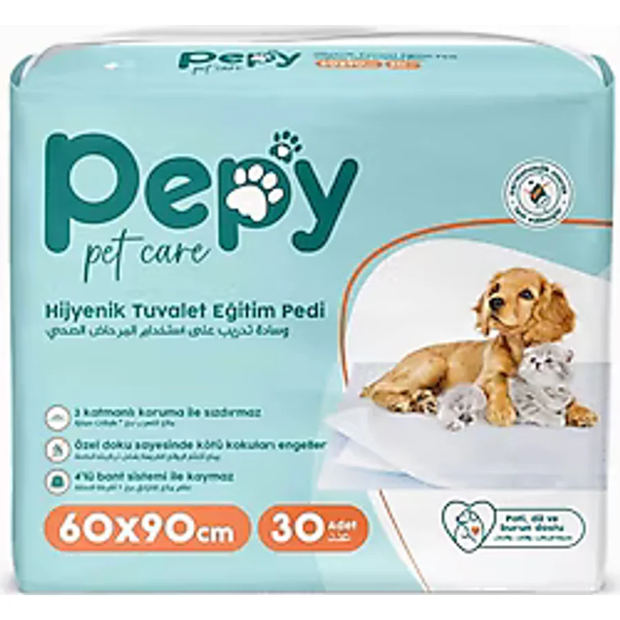 Pepy 60x90 cm Tuvalet Eğitim Pedi 30'lu