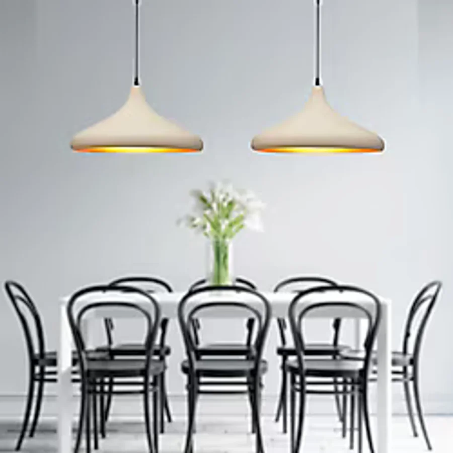 Pera Beyaz 2li Modern Retro Sarkıt Mutfak Salon Avize-Sarkıt Seti