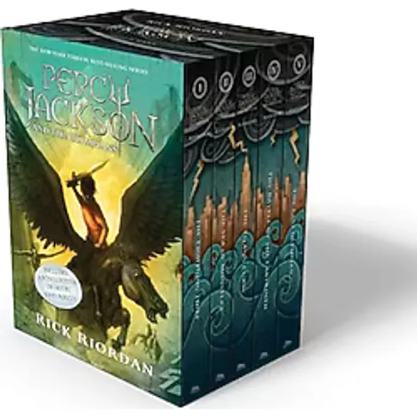 Percy Jackson and the Olympians 5 Book Paperback Boxed Set (w/poster): 1-5