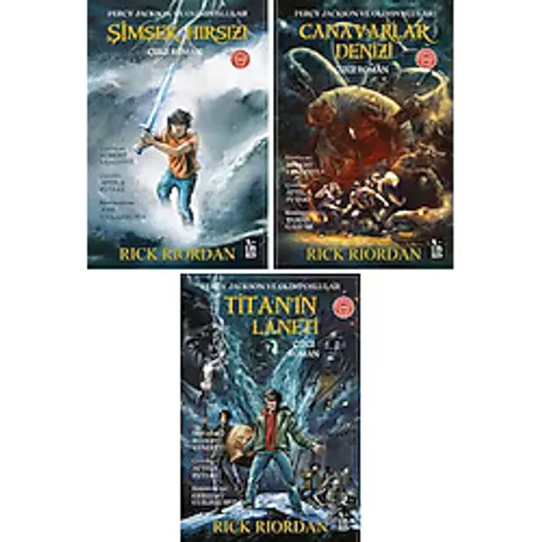 Percy Jackson ve Olimposlular Çizgi Roman Serisi 1-2-3. Ciltler - Rick Riordan