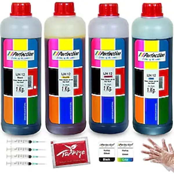 Perfection Canon Maxify Yazıcılar Uyumlu Kartuş Dolum Seti 4 x 1 L