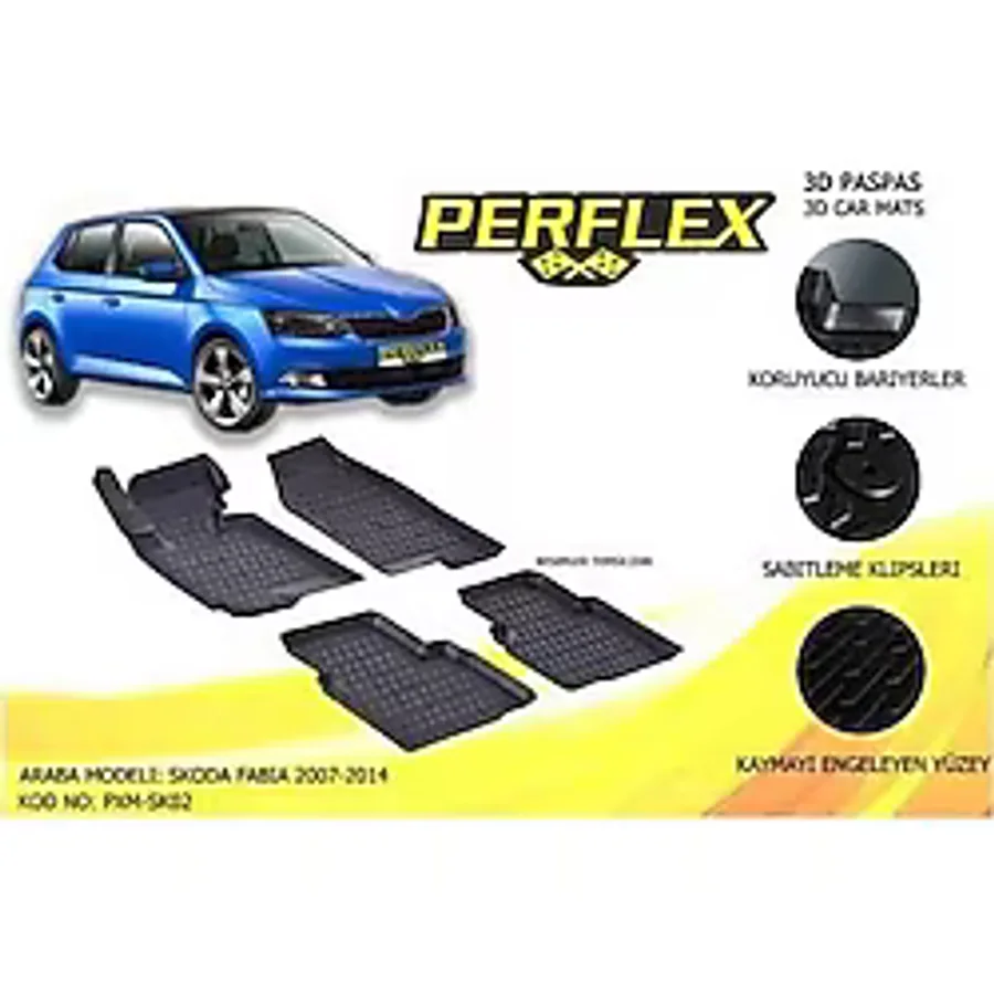 Perflex Paspas 3D Havuzlu Fabia 2007-2014