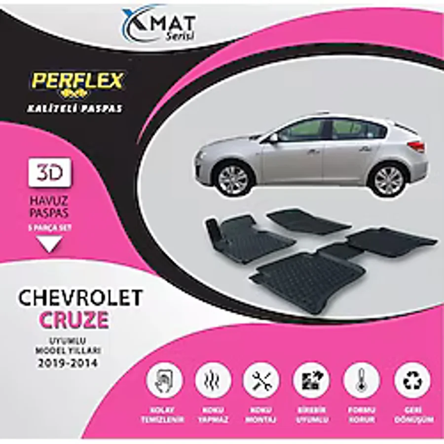 Perflex Paspas 3d Havuzlu X-mat Cruze 2009-2014