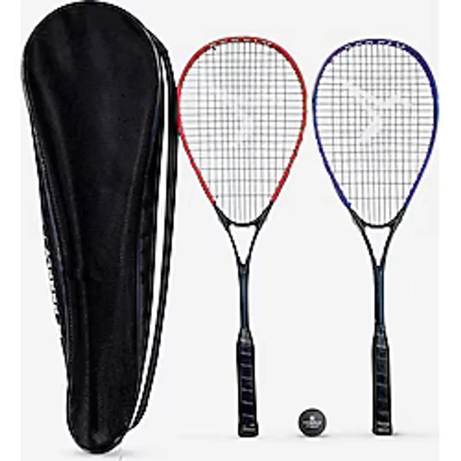 Perfly Squash Raket Seti - 2 Raket / 1 Top - Wallbreaker 165 Club Decathlon