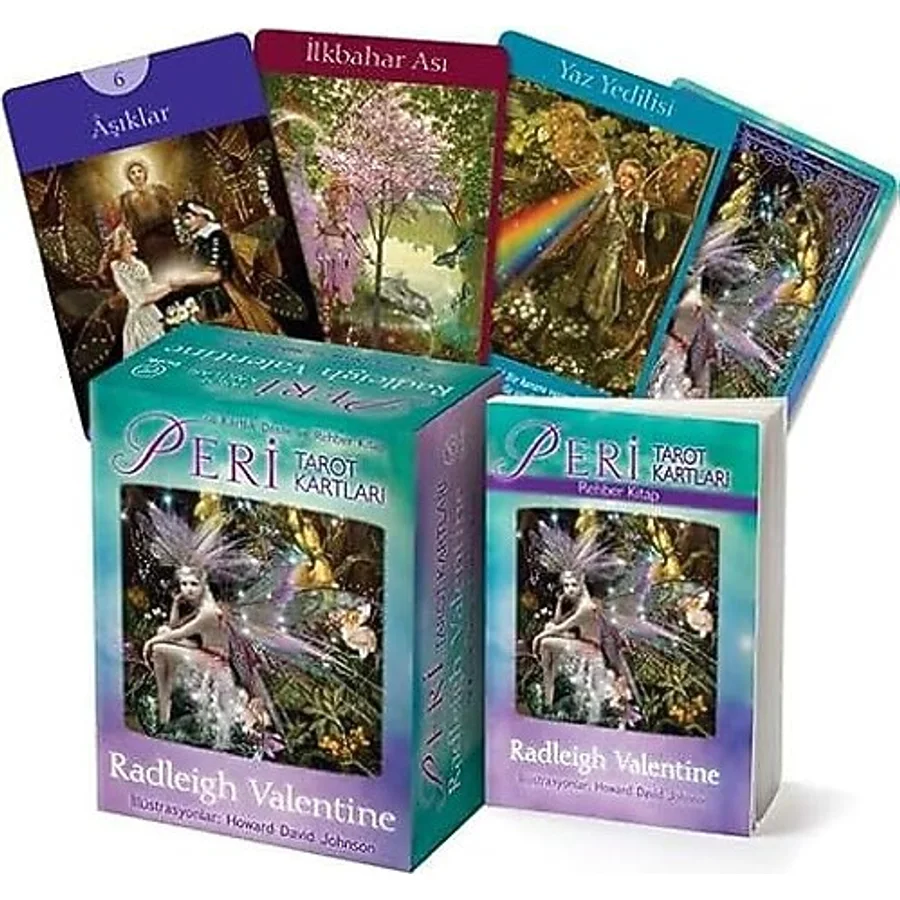 Peri Tarot Kartları - 78 Kartlık Deste ve Rehber Kitap
