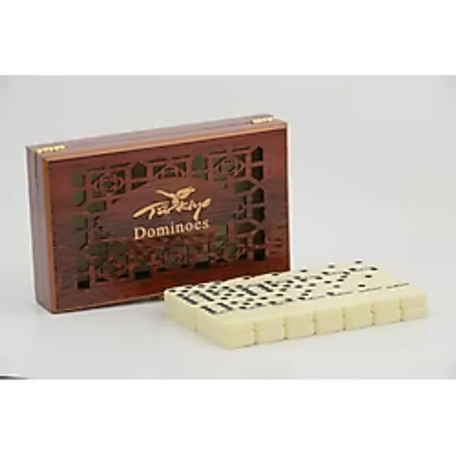 PERİBOİA Periboia Ahşap Kutulu Domino Oyunu