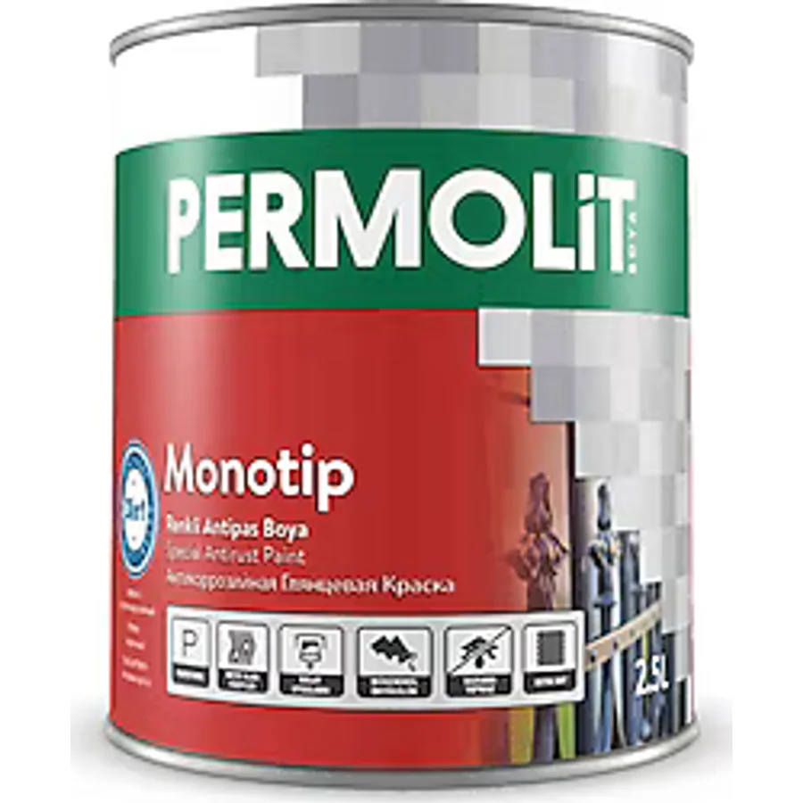 Permolit Monotip Antipas Parlak 0.75 lt Metal Boyası