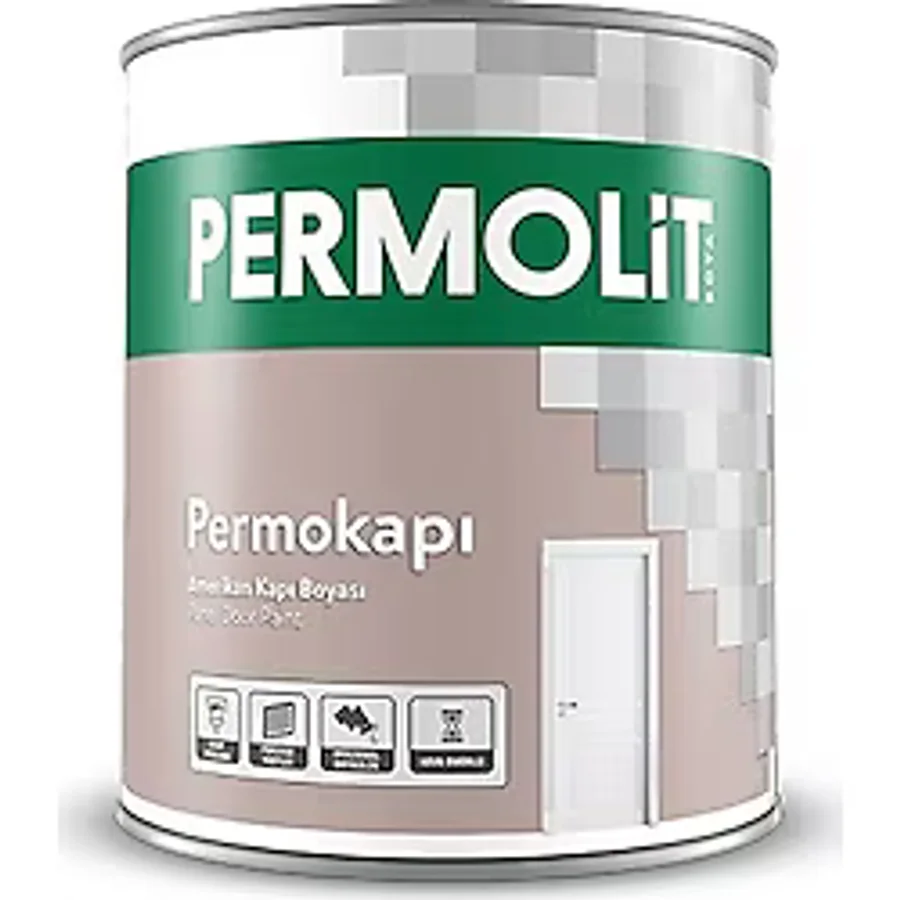Permolit Permokapı Amerikan Kapı Boyası Beyaz 2,5 Lt