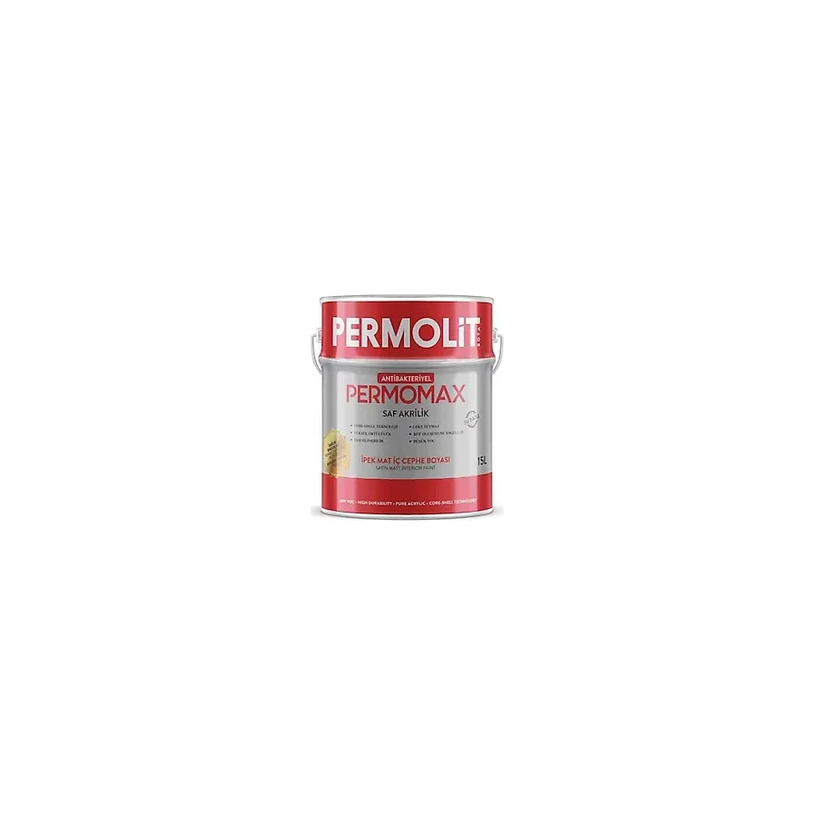 Permolit Permomax Antibakteriyel İpek Mat 15 lt İç Cephe Boyası