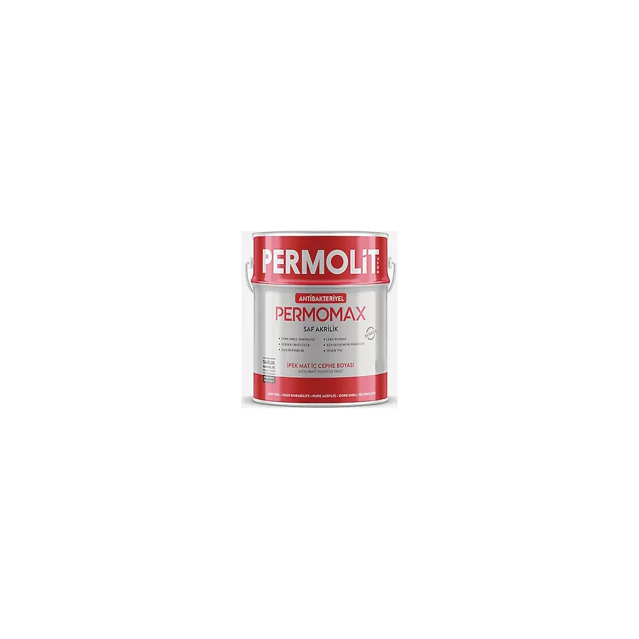Permolit Permomax Antibakteriyel İpek Mat 7.5 lt İç Cephe Boyası