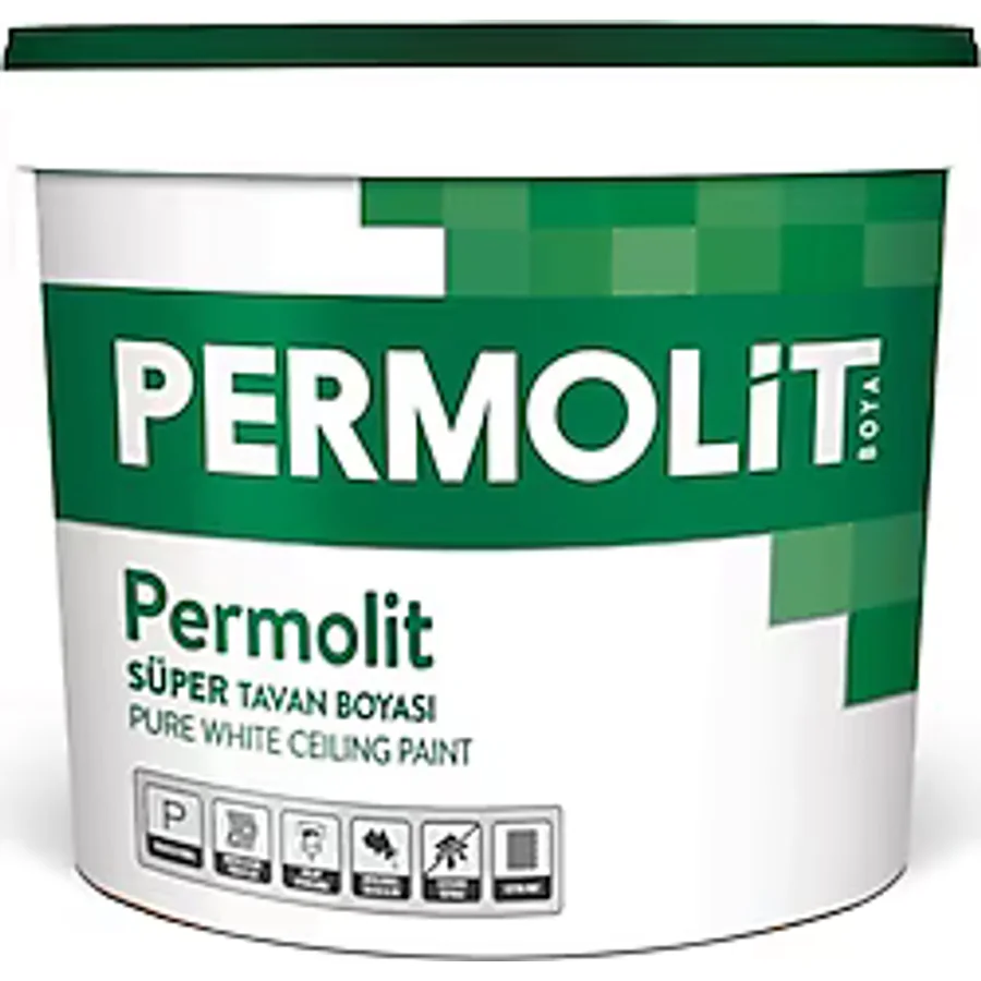 Permolit Süper 17.5 kg Tavan Boyası
