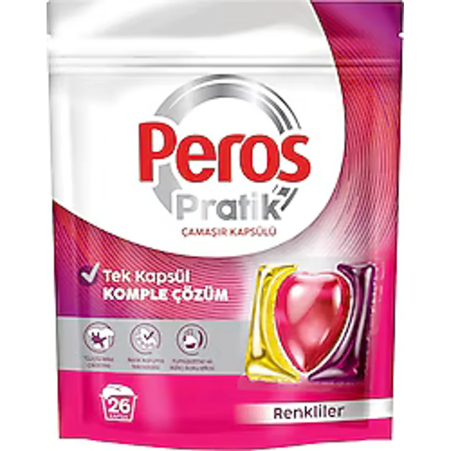 Peros Pratik Kapsül Çamaşır Deterjanı 26'lı