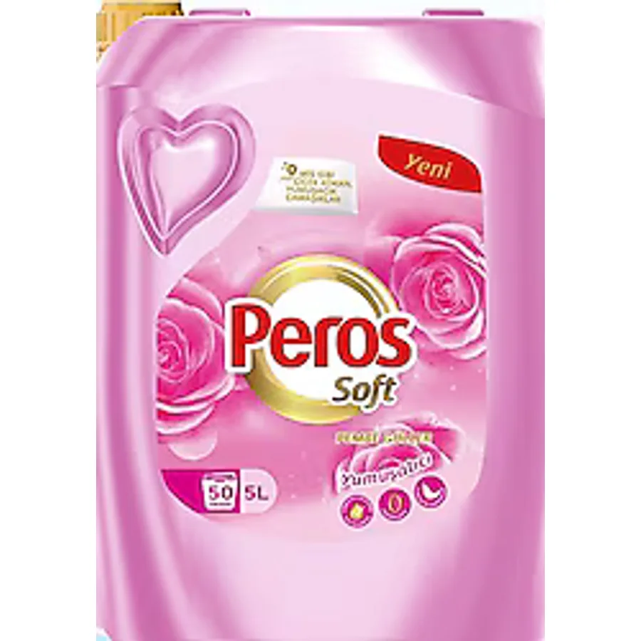 Peros Soft Pembe Güller Yumuşatıcı 50 Yıkama 5 lt