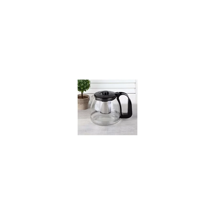 Perotti 700 ml Isıya Dayanıklı Cam Süzgeçli Bitki Demliği