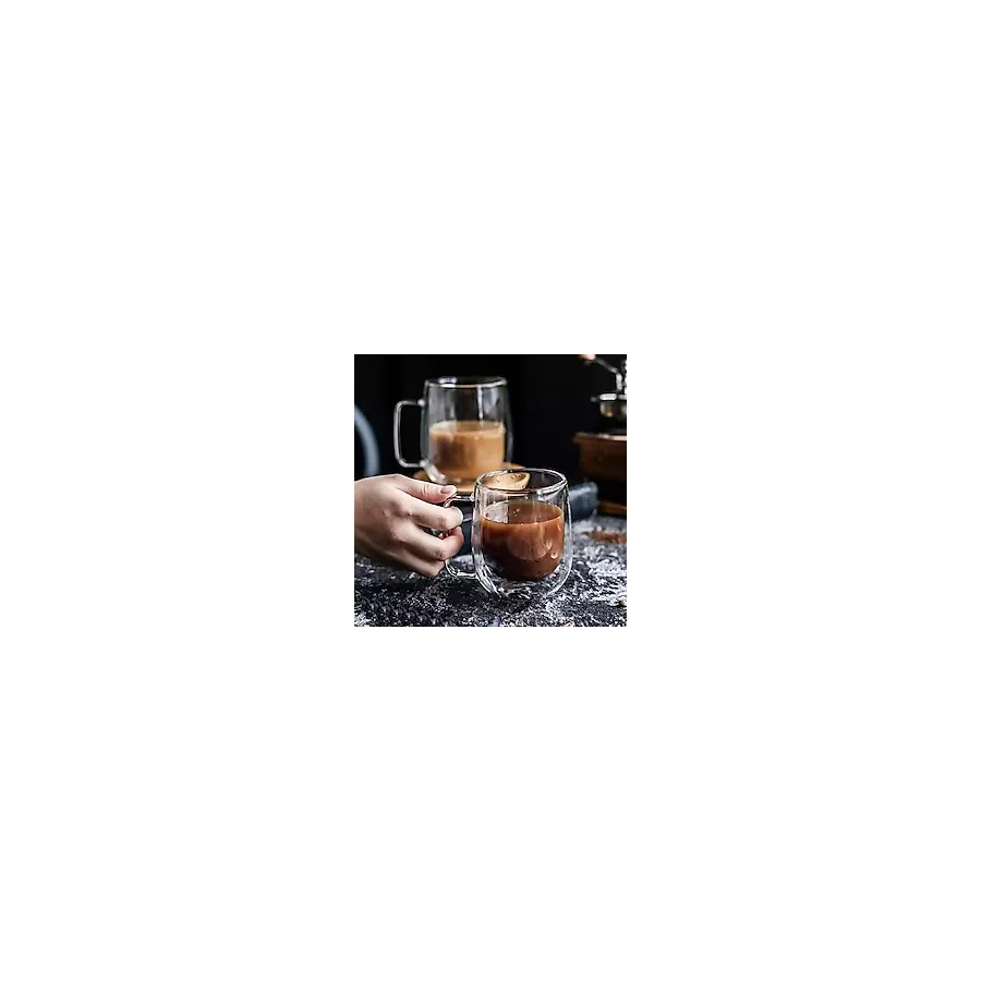 Perotti Double Wall Çift Cidarlı 450 ml Cam Kupa