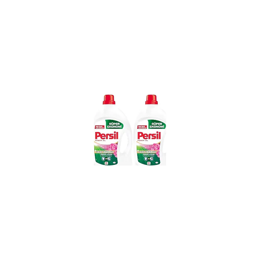 Persil Jel Çamaşır Deterjan Gül Kokulu 60 Yıkama, Gülün Büyüsü 60 Yıkama (2 paketi)