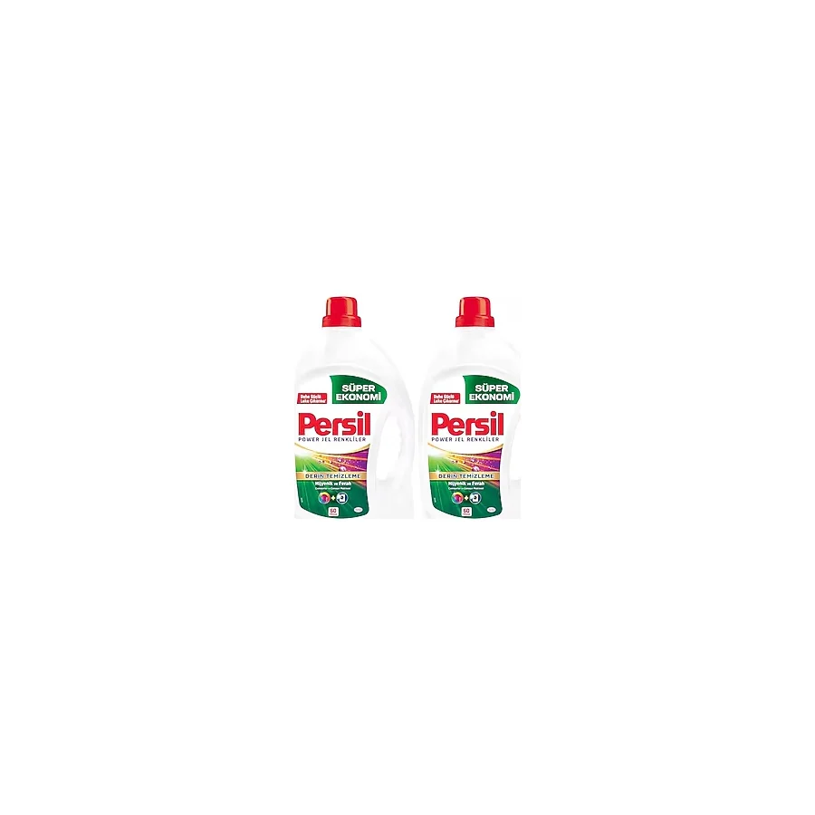 Persil Jel Çamaşır Deterjan Renkli 60 Yıkama, Renkliler 60 Yıkama (2 paketi)
