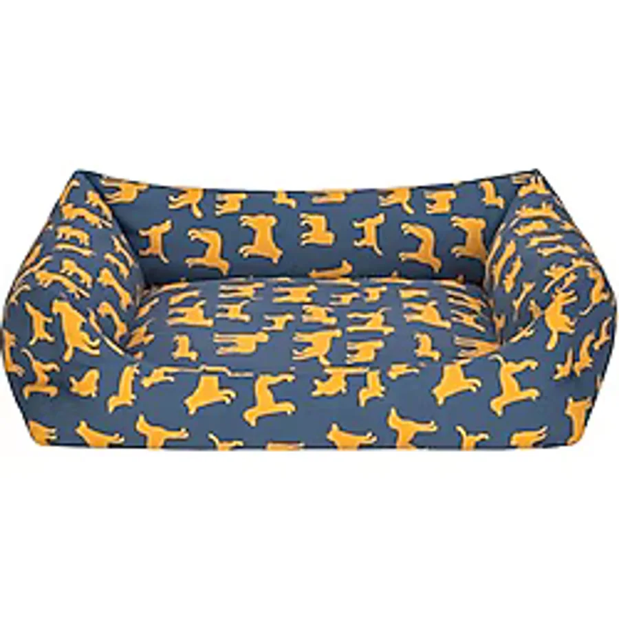 Pet Comfort Uniform Lacivert-Sarı Köpek Yatağı M 60x70cm