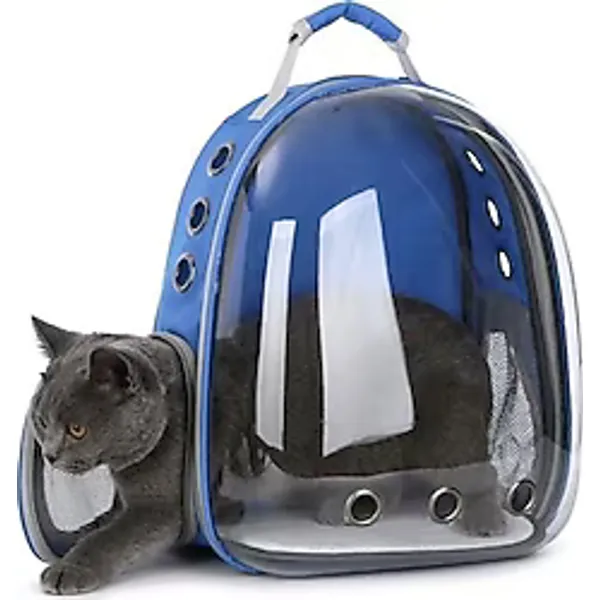 Pet Pretty Astronot Kedi Taşıma Çantası - Mavi