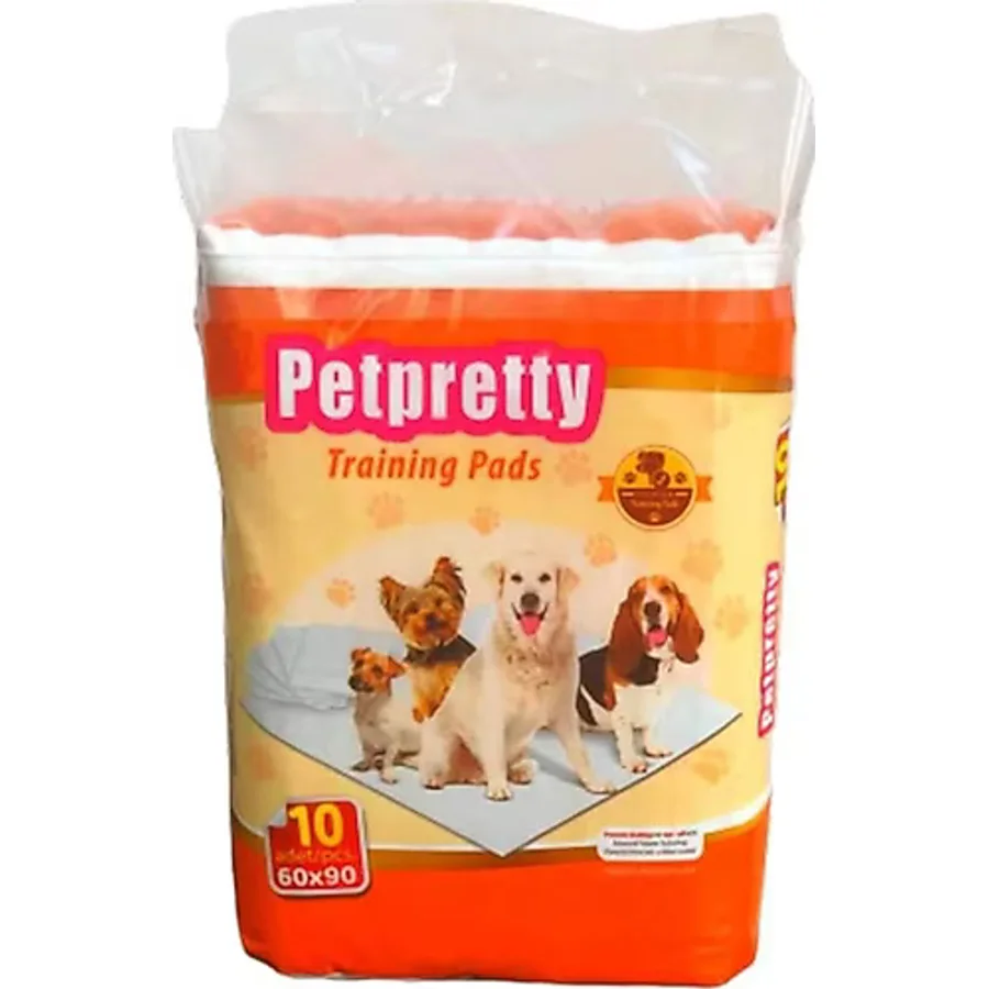 Pet Pretty Naturel 10 Adet 60x90 cm Köpek Tuvalet Eğitimi Çiş Pedi