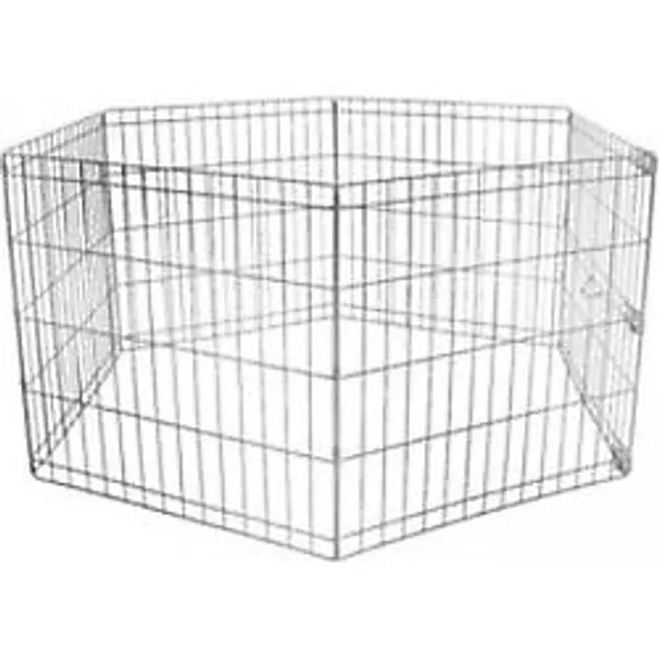 Pet Prety Büyük Boy Köpek Çiti 6 Parça Siyah 75X69 Cm