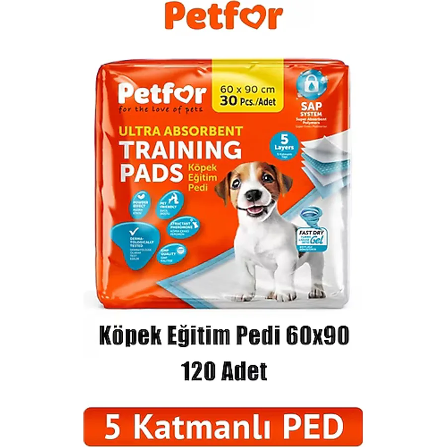 Petfor Köpek Eğitim Pedi 60x90 120 Adet