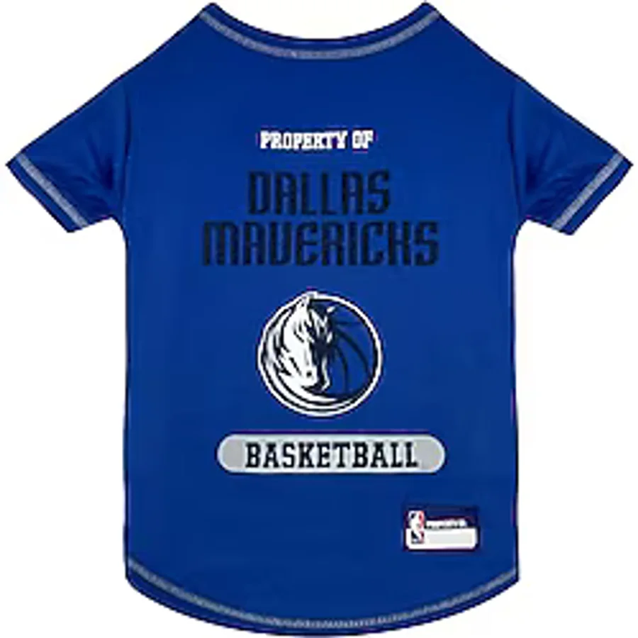 Pets First Sevimli Köpek Tişörtü, X-Small - Basketbol Takımı Logolu NBA Dallas Mavericks Köpek ve Kedi Gömleği. Rahat ve Modaya Uygun Ancak Dayanıklı Evcil Hayvan Kıyafeti, Sportif Köpek Tişörtü