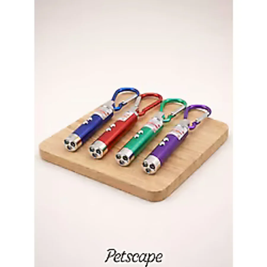 Petscape Renkli 3in1 Lazer Kedi Oyuncağı - Lazer, Işık, Yanıp Sönen Işık