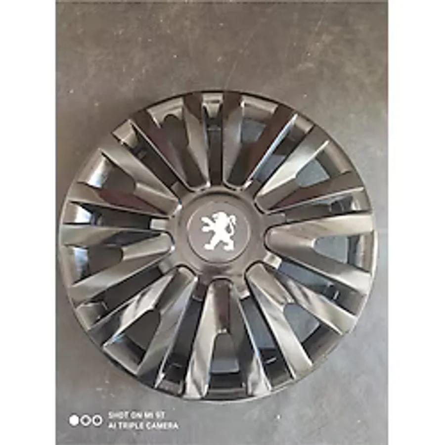 Peugeot 206 14 Inç Siyah Kırılmaz Jant Kapağı 4 Adet /4911syhpejo/