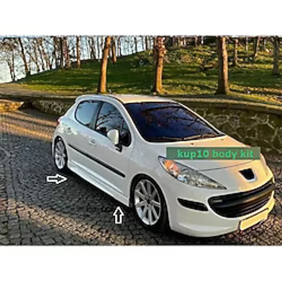 Peugeot 207 Yan Marşpiyel Takımı -- Plastik