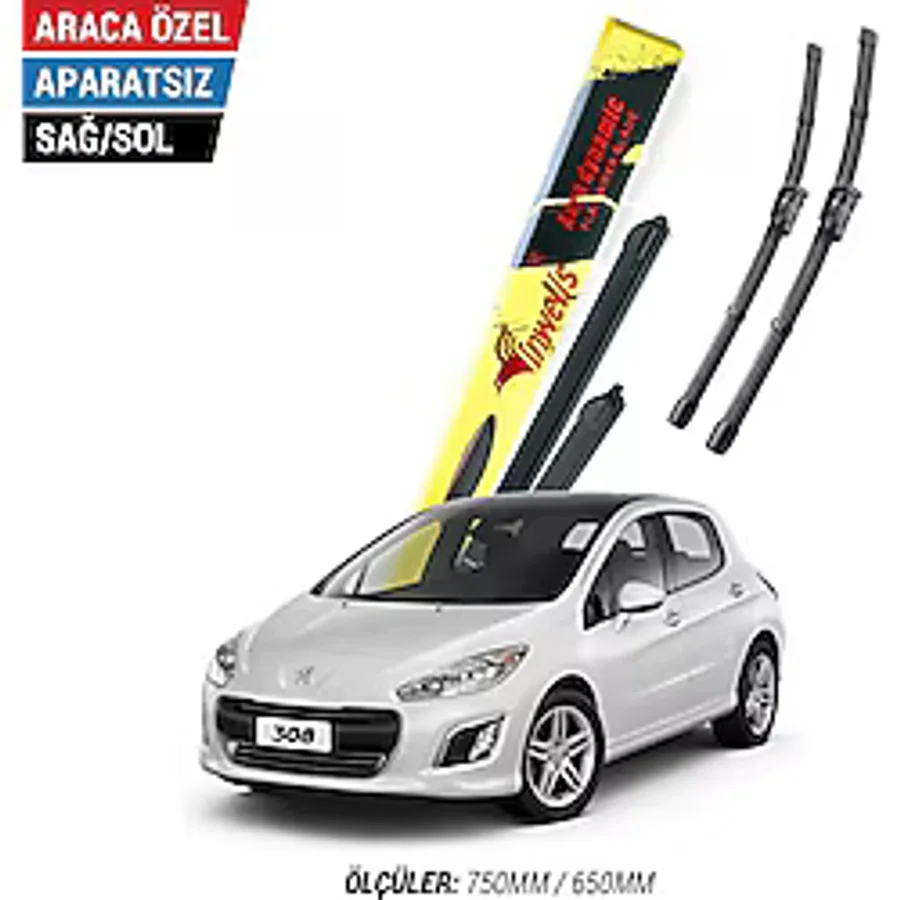 Peugeot 308 İnwells Muz Silecek Takımı 2008-2013
