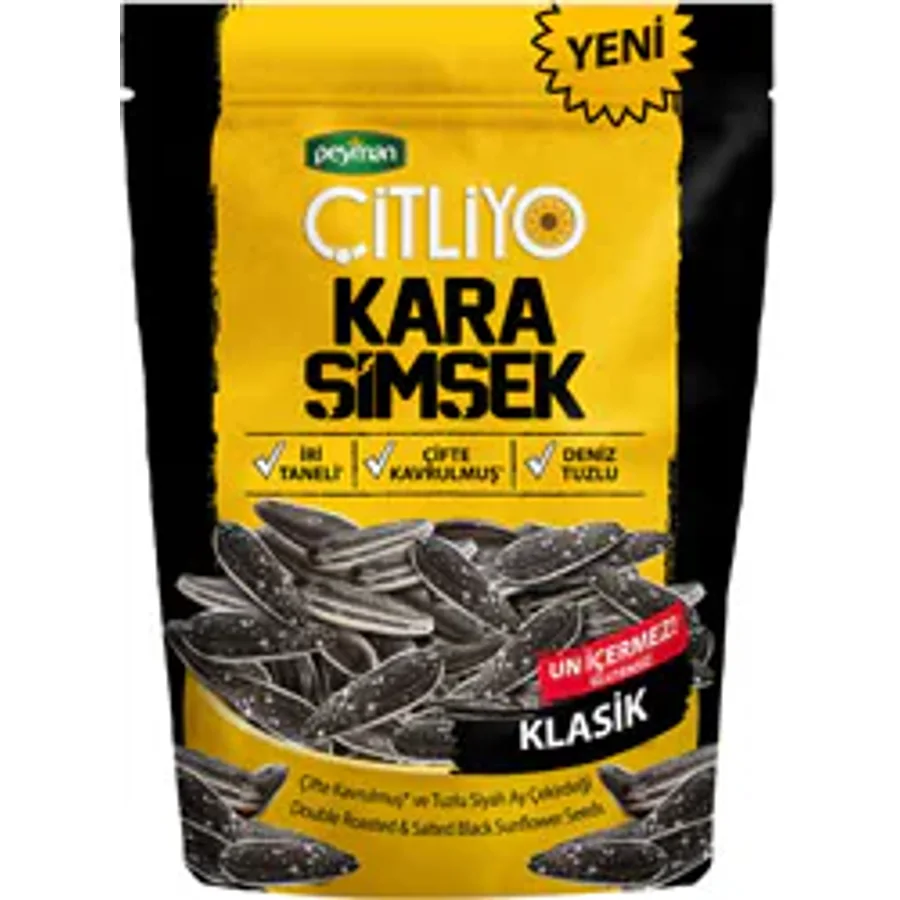 Peyman Çitliyo Kara Şimşek Klasik 120 gr Ay Çekirdeği
