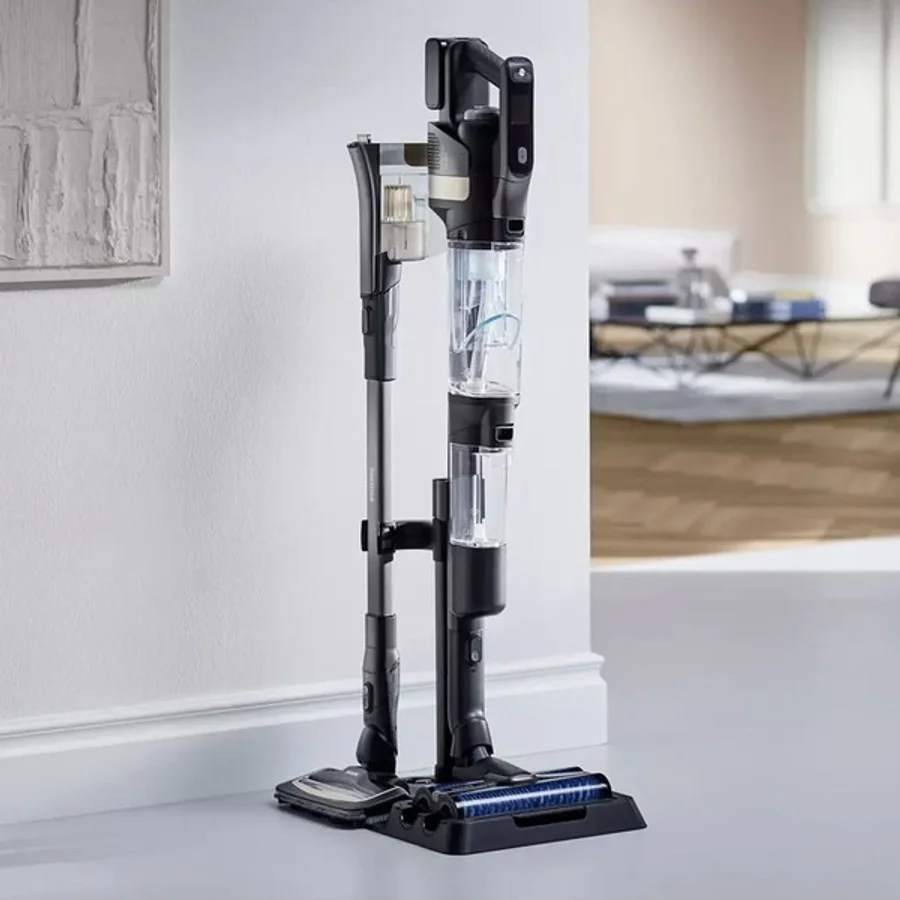 Philips 0 - 250 Watt Islak & Kuru Aqua Trio 9000 Seri Dijital Ekran, Hibrit Güç Motorlu Premium Kablosuz Di