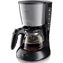 Philips 1200ml 1000 W, Paslanmaz Çelik Filtre Kahve Makinesi, Siyah