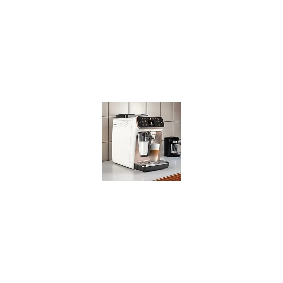 Philips 20 Sıcak ve Soğuk Içecek Ultra Premium Lattego Tam Otomatik Espresso Makinesi, Silent Brew, Luciole Lambader Hediye - Beyaz
