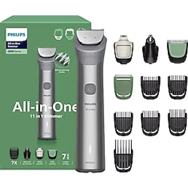 Philips 5000 Serisi 11IN1,ERKEK Bakım Seti,yüz/saç/vücut Tıraş Makinesi,ıslak/kuru Kullanım,m - Çok Renkli