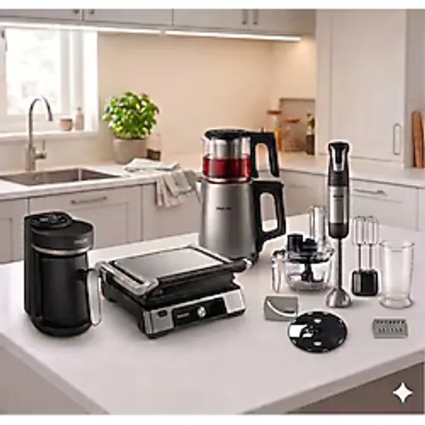 Philips 5000 Serisi Elektronik Çeyiz Seti, Tost Makinesi, Blender Seti, Cam Çay Makinesi, Kahve Makinesi