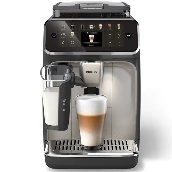 Philips 5500 Serisi LatteGo Tam Otomatik Espresso Makinesi 20 Sıcak ve Soğuk İçecek, SilentBrew, Dokunmatik Ekran, EP5547/90