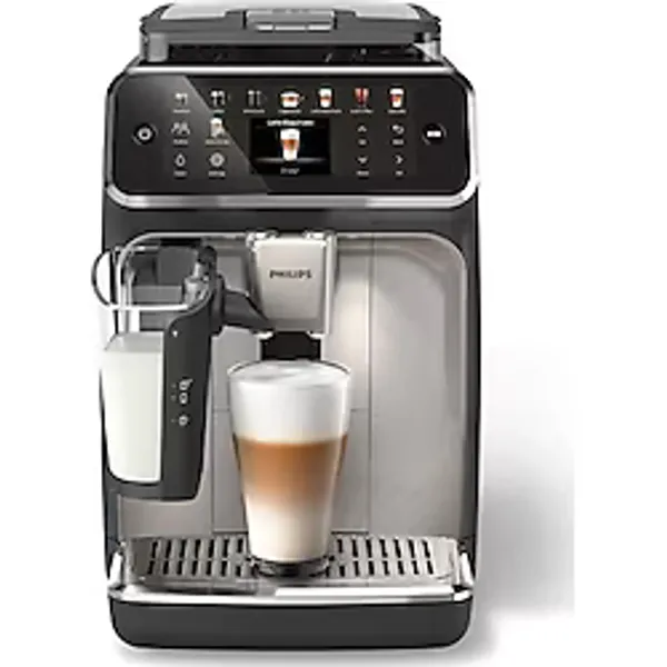 Philips 5500 Serisi Tam Otomatik Espresso Makinesi - 20 Sıcak ve Soğuk Kahve, Temizlemesi Hızlı Lattego Süt Sistemi, Silentbrew Ile%40 Daha Sessiz, Quickstart, Beyaz (EP5547)