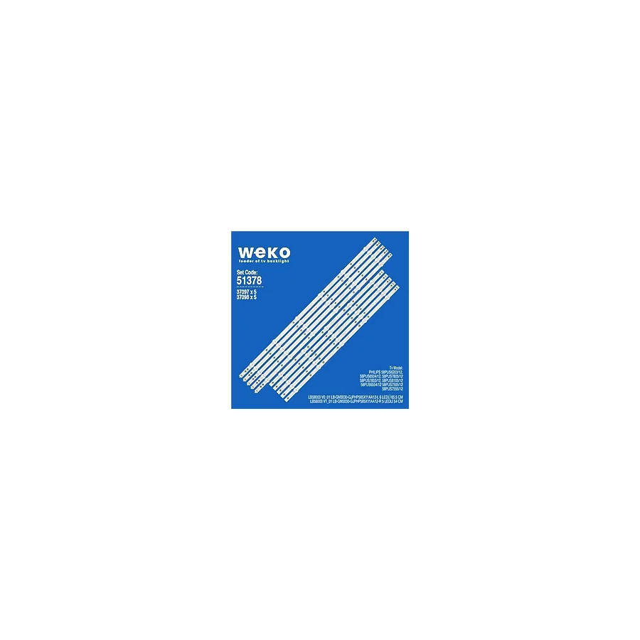 Philips 58Pus7855/12 58'' 10 Adet Tv Led Bar (Tvnizi Açıp İçindeki Led Barla Birebir Aynısı Olduğunu Görmeden Almayınız. Sonrasında İade A
